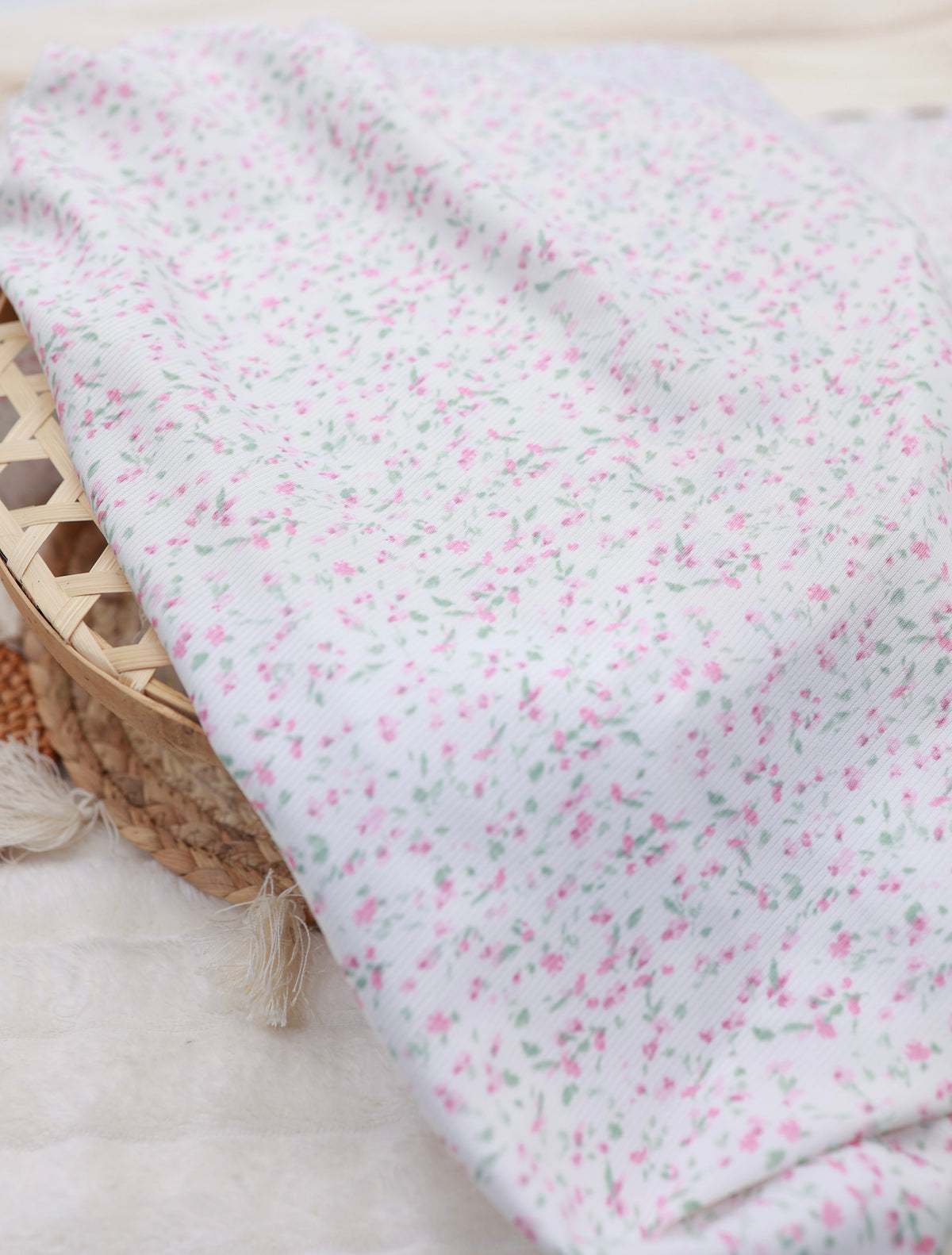 (Rib) Whimsical Rose Floral