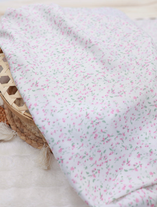 (Rib) Whimsical Rose Floral