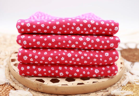 (DBP) Ditsy Floral on Fuchsia