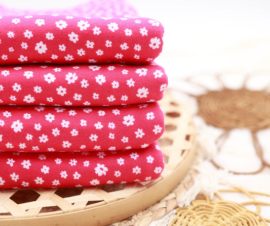 (DBP) Ditsy Floral on Fuchsia