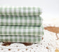 (Rib) Gingham Plaid Sage