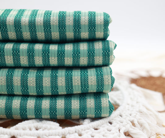 (Rib) Gingham Plaid Green/Sage