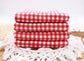 (Rib)Gingham Plaid Red