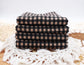 (Rib) Gingham Plaid Brown/Black