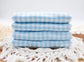 (Rib) Gingham Plaid Baby Blue