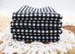 (Rib) Gingham Plaid Black/White