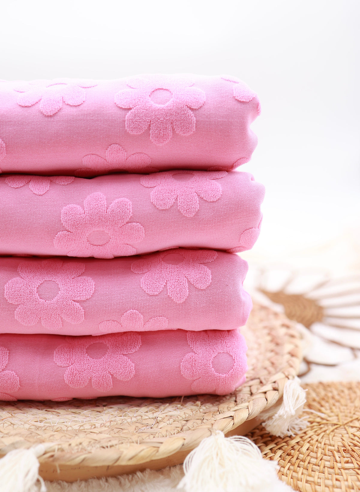 Daisy Floral Knit Pink Lt