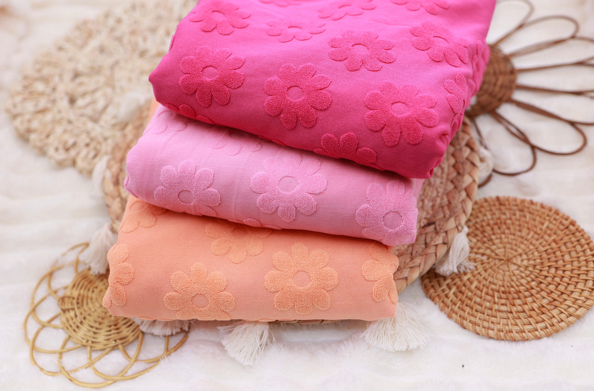 Daisy Floral Knit Pink Lt