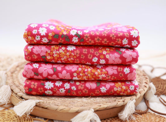 (DBP) Floral Patch Bloomfield Fuchsia