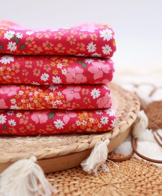 (DBP) Floral Patch Bloomfield Fuchsia