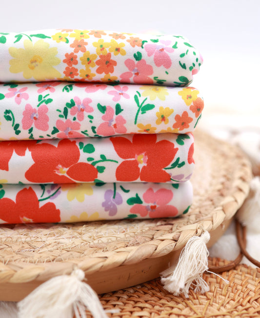 (DBP) Floral Patch Bloomfield Ivory