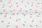 (Rib) Pink Bows On Ivory