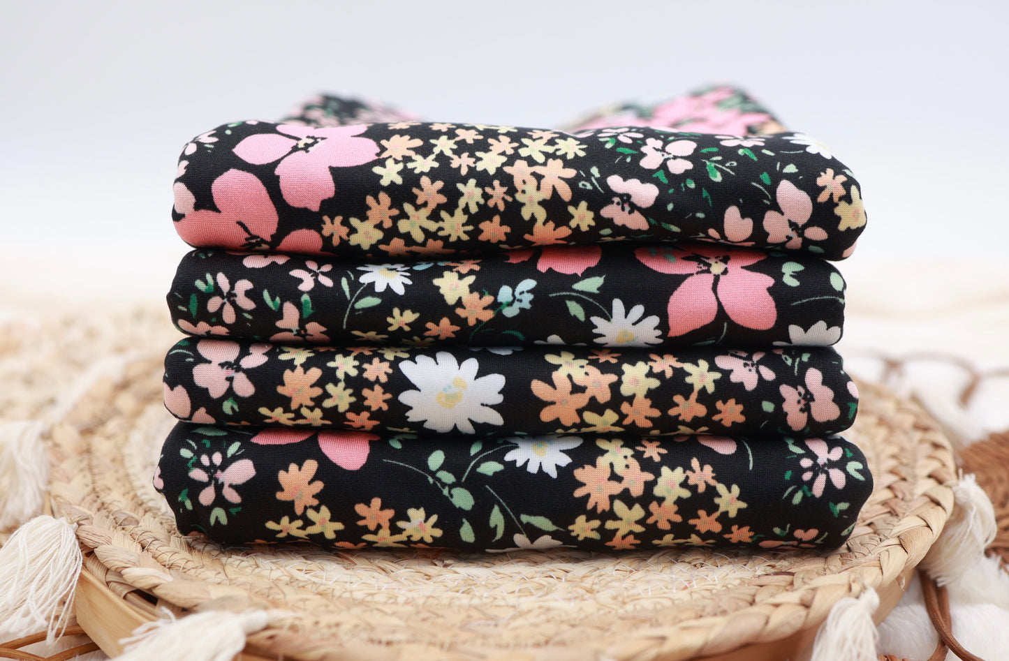 (DBP) Floral Patch Bloomfield Black