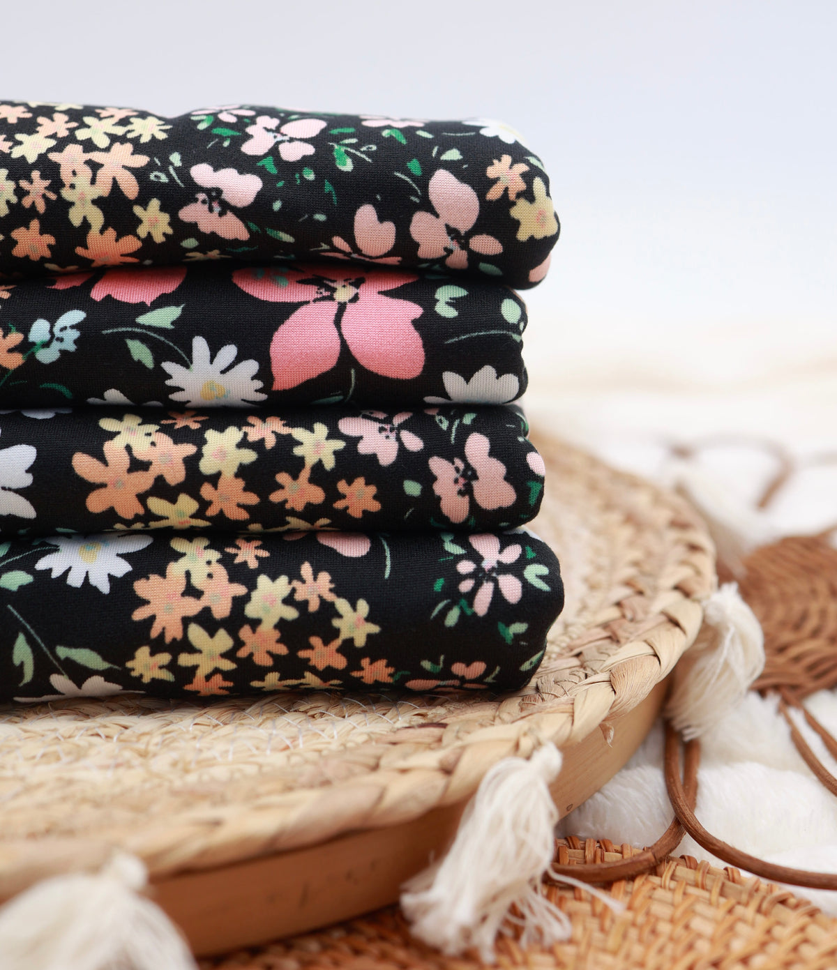 (DBP) Floral Patch Bloomfield Black