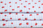 (Rib) Strawberry On Blue Gingham