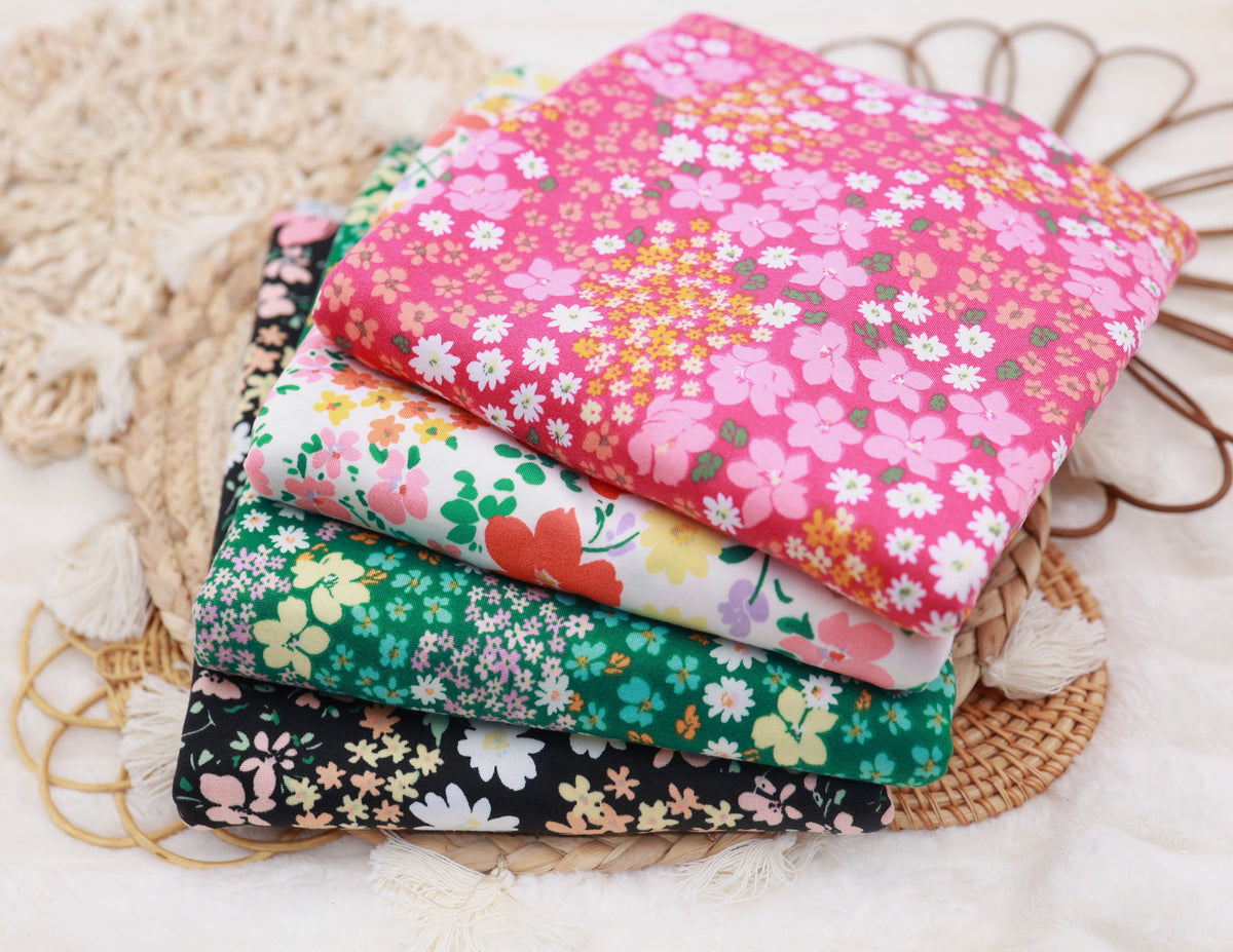 (DBP) Floral Patch Bloomfield Black