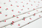 (Cotton Span) Red Cherries On White