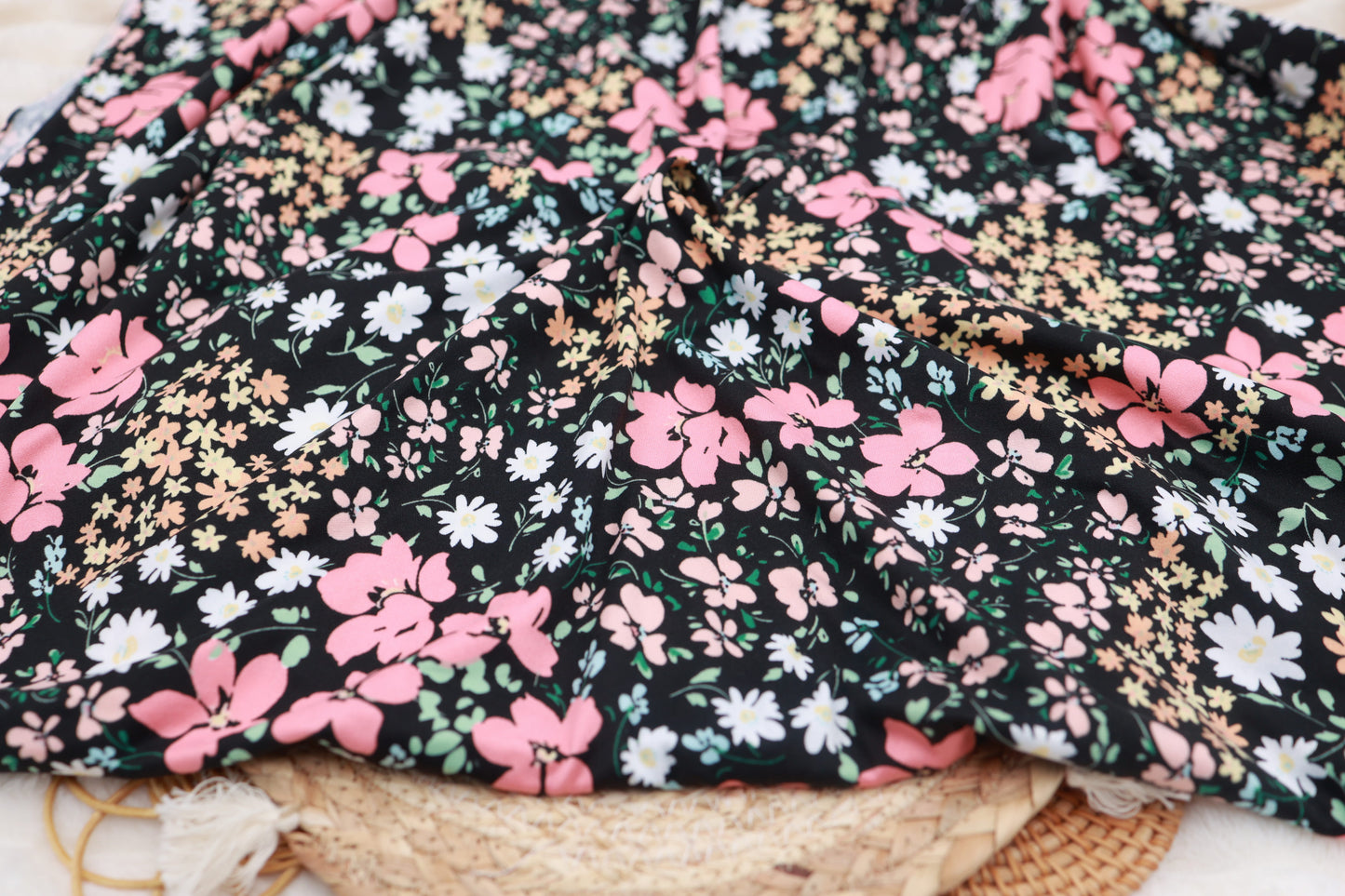 (DBP) Floral Patch Bloomfield Black