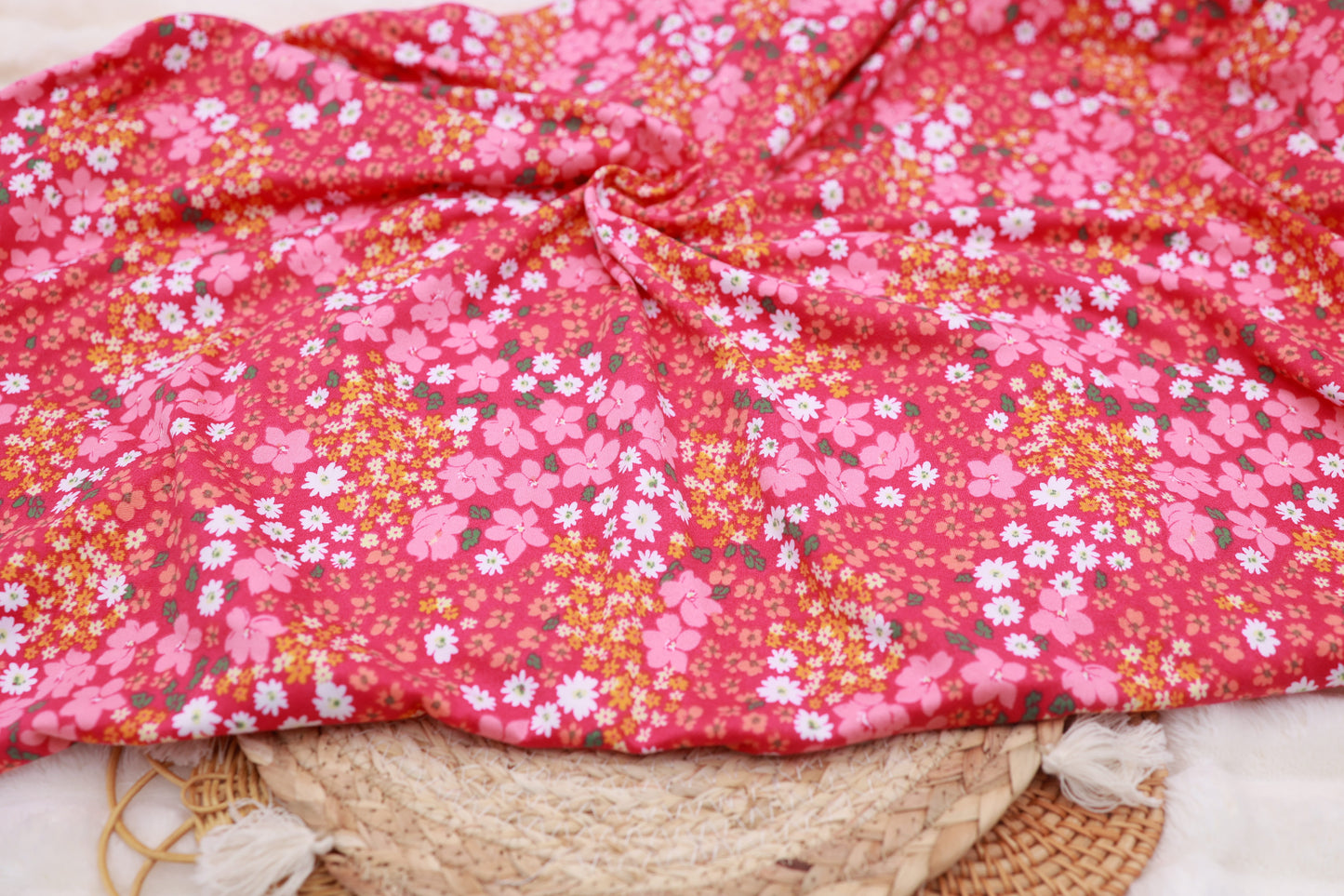 (DBP) Floral Patch Bloomfield Fuchsia