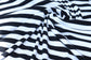 (Rib Fleece) Stripes Black & White