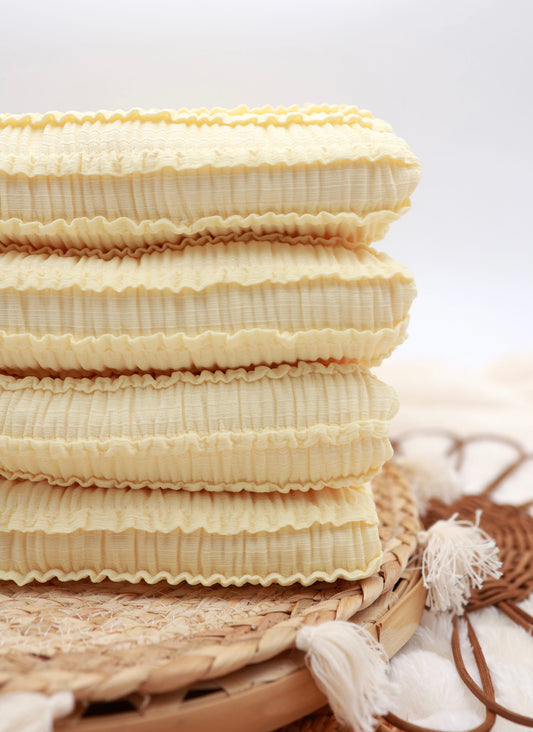 Knit Ruffle Lace (Yellow)
