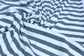(Rib Fleece) Stripes Green & White
