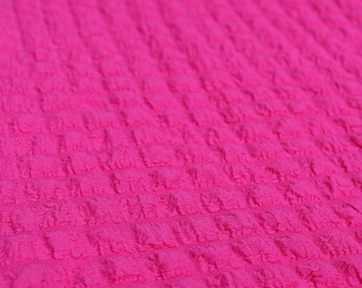 (Jacquard) Large Popcorn Hot Pink