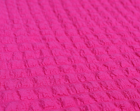 (Jacquard) Large Popcorn Hot Pink