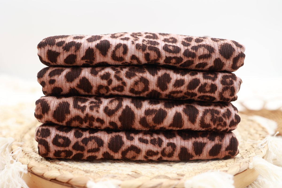 (Rib) Cheetah On Brown