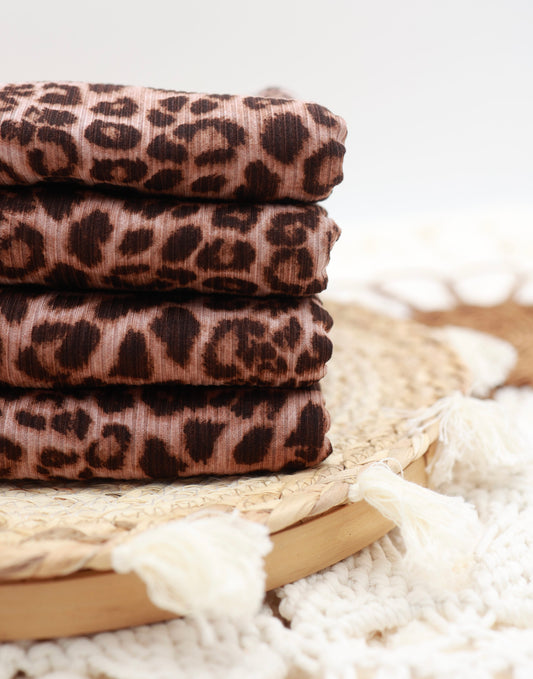 (Rib) Cheetah On Brown