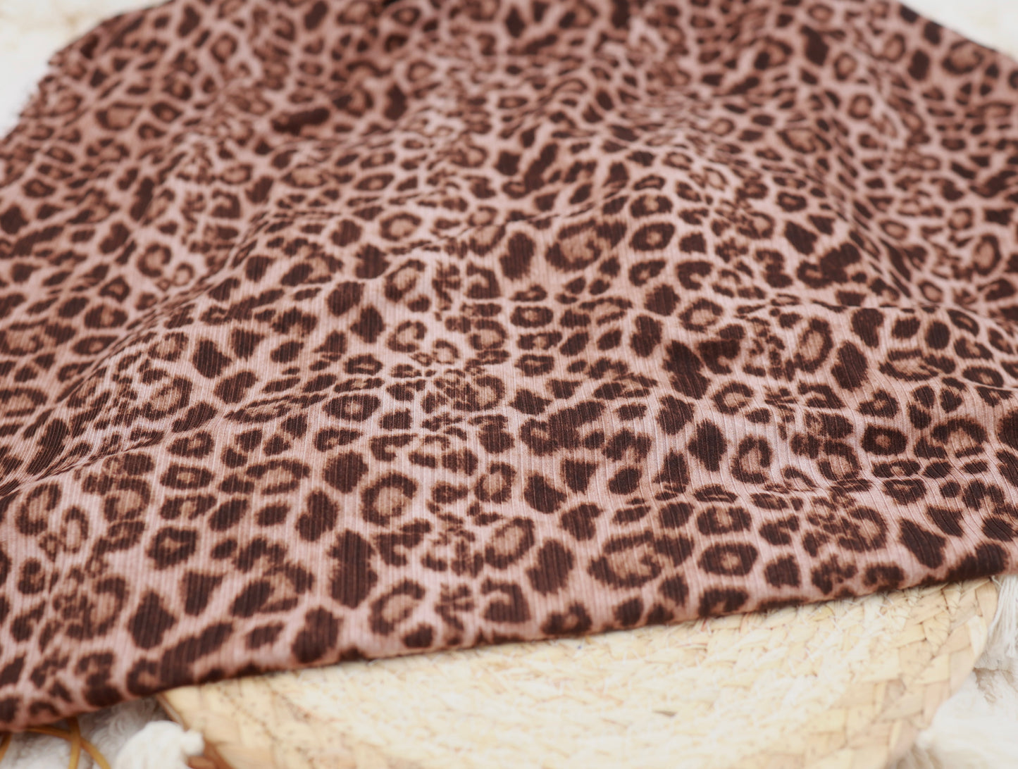 (Rib) Cheetah On Brown