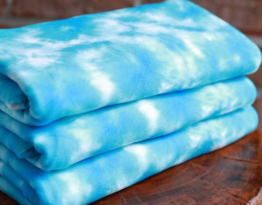 (DBP) Tie-Dye Teal & White