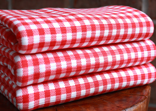 (Rib)Gingham Plaid Red