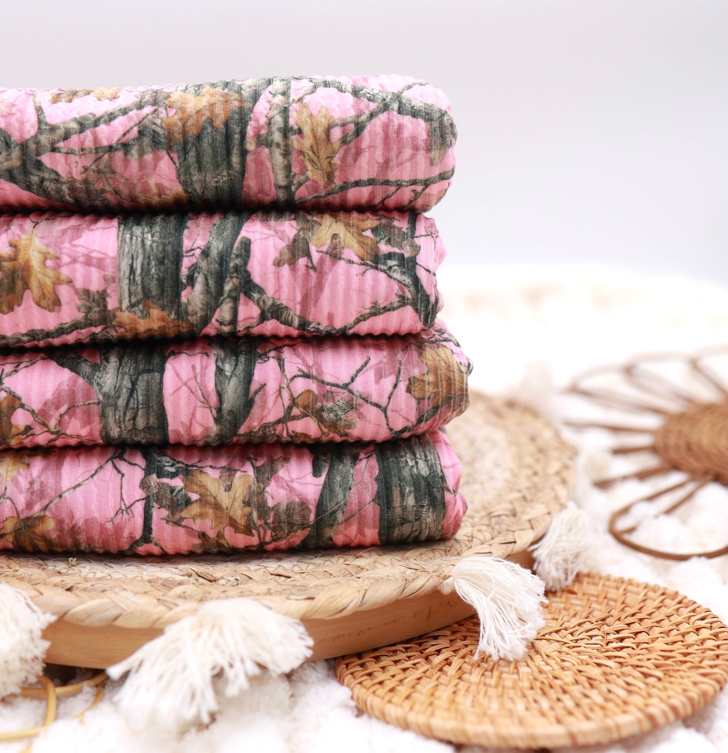 (Urban Rib) RealTree Camo On Pink