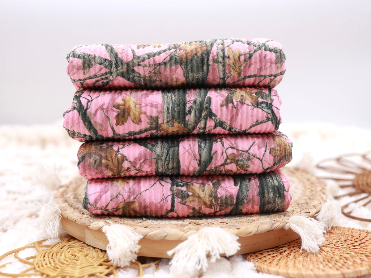 (Urban Rib) RealTree Camo On Pink