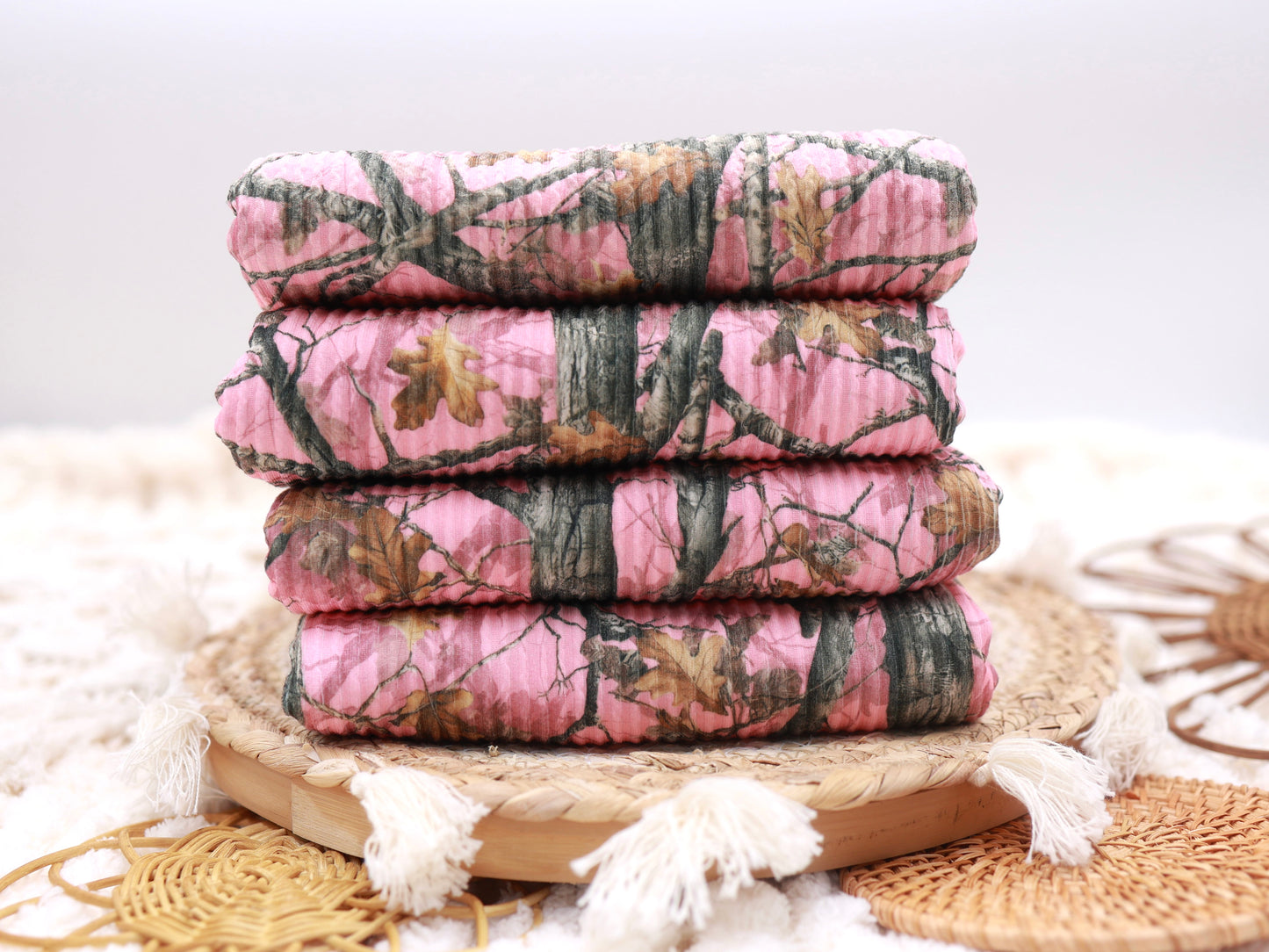 (Urban Rib) RealTree Camo On Pink