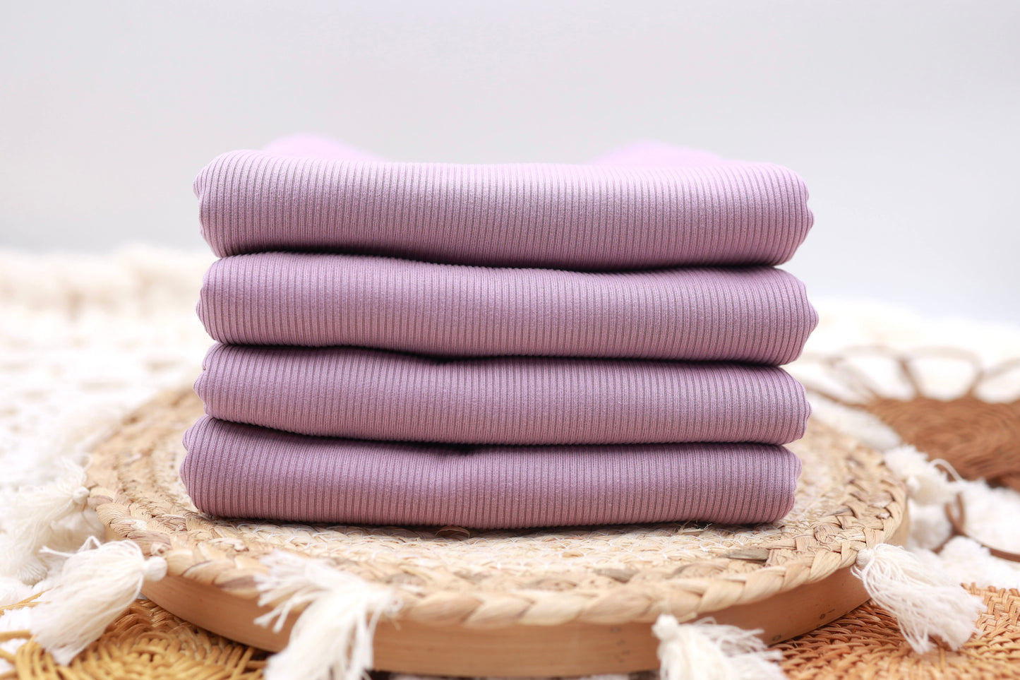 2x2 Rib Solid Lavender