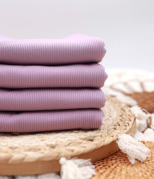 2x2 Rib Solid Lavender
