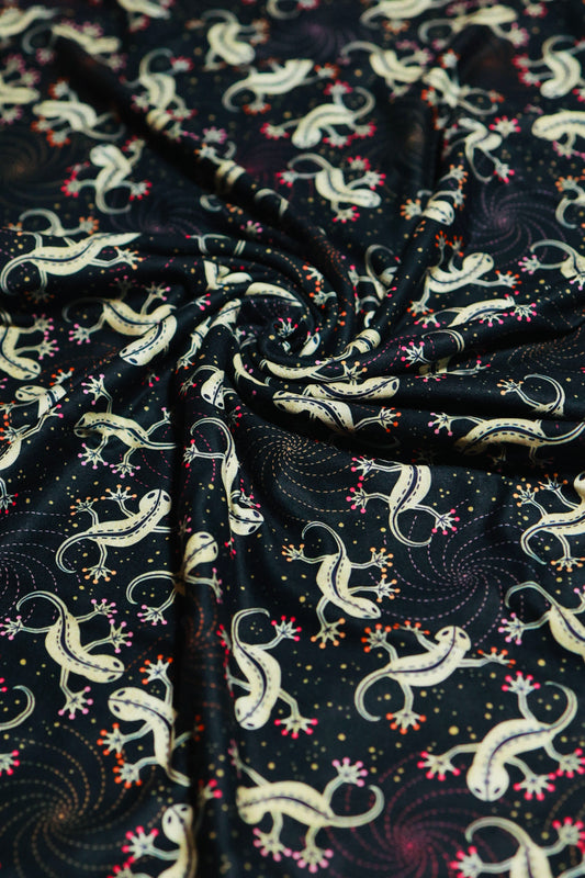 (DBP) Cosmic Salamanders On Black