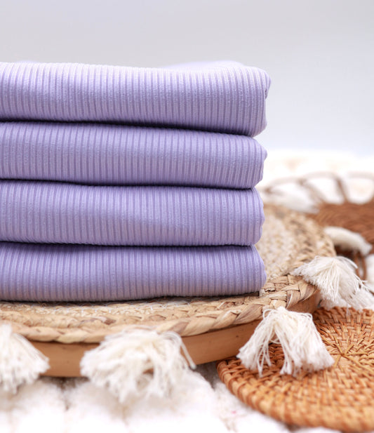 4x2 Rib Solid Lt Purple