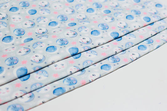 (DBP) Moon Phases On Baby Blue