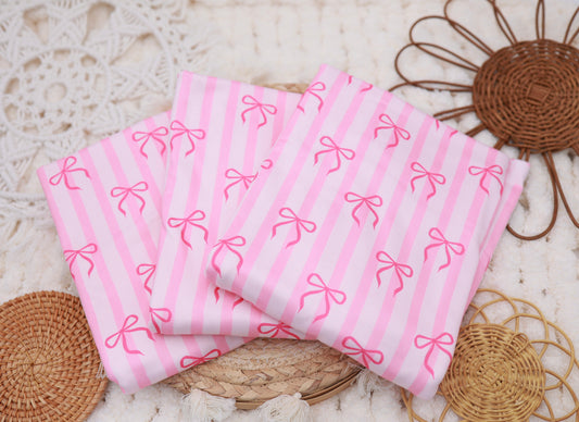 (DBP) Pink Stripes With Bows