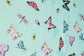 (DBP) Pastel Butterflies On Mint