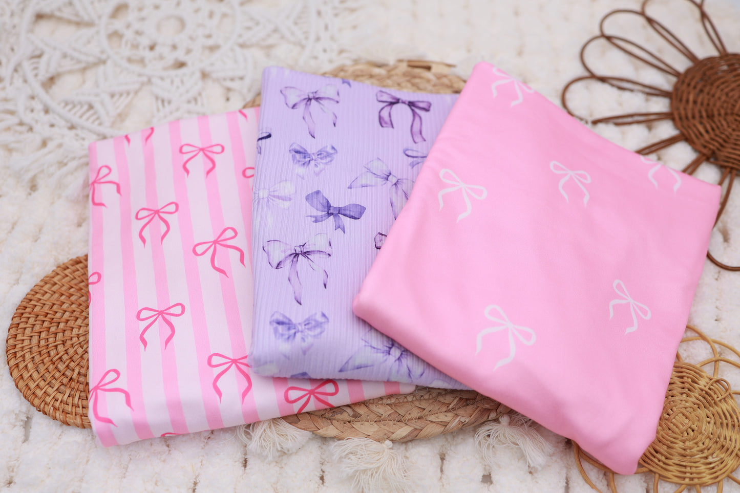 (DBP) Pink Stripes With Bows