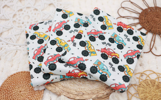 (DBP) Monster Trucks On White