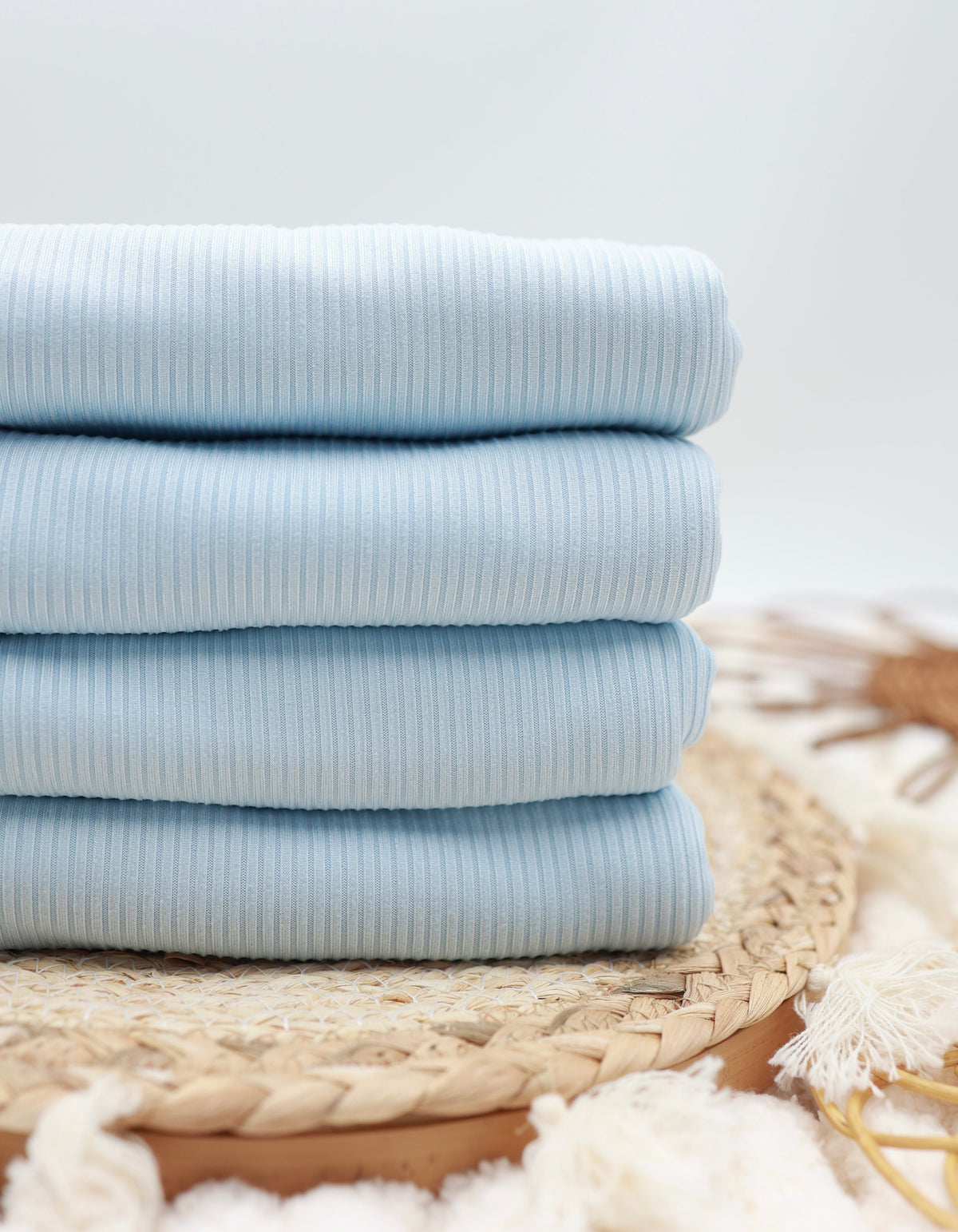 4x2 Rib Solid Blue Spring