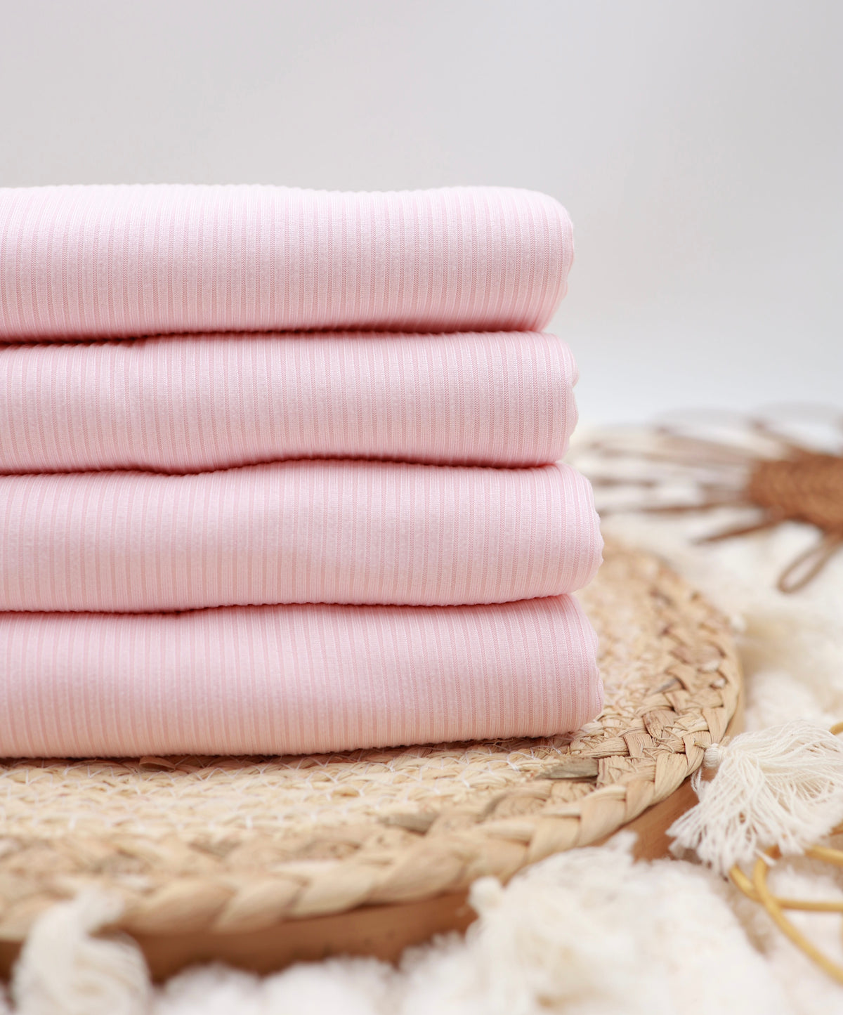 4x2 Rib Solid Blush Spring