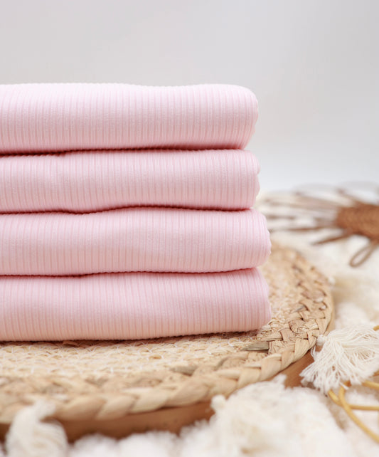 4x2 Rib Solid Blush Spring