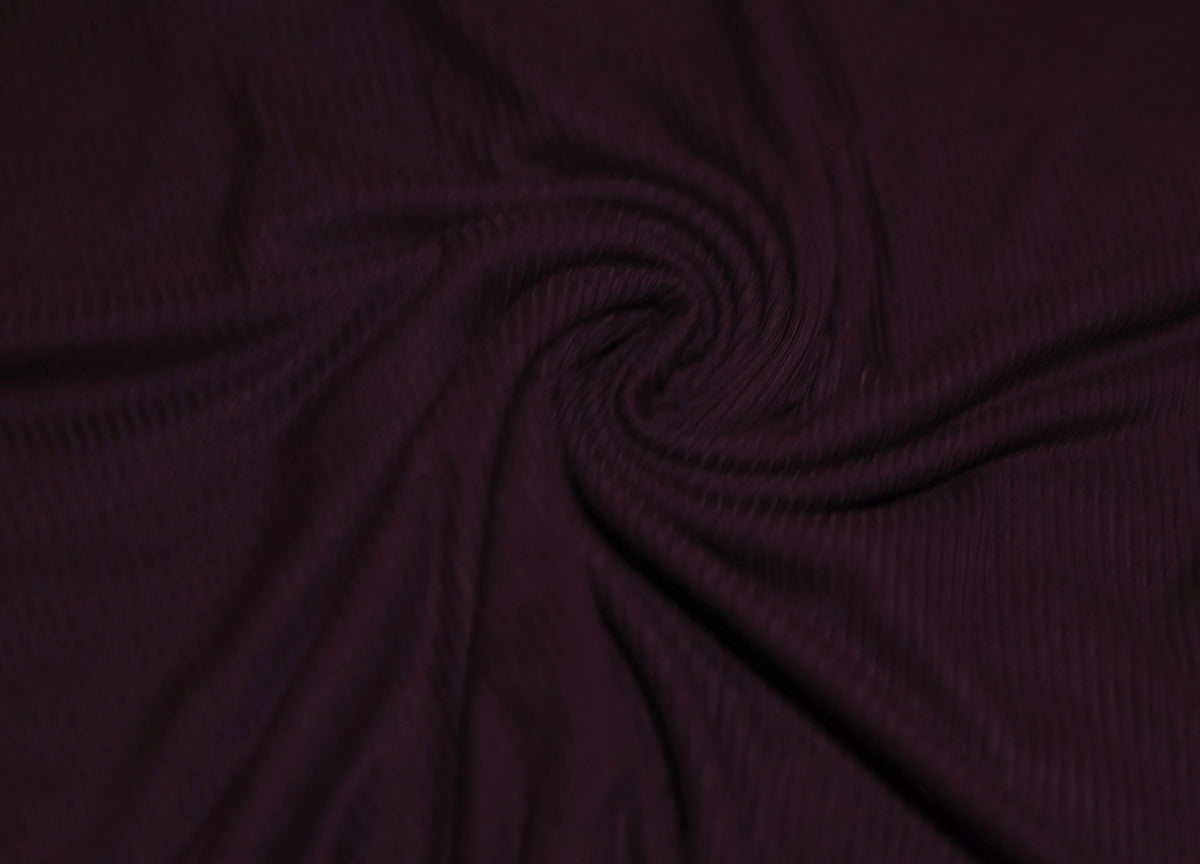 4x2 Rib Solid Plum