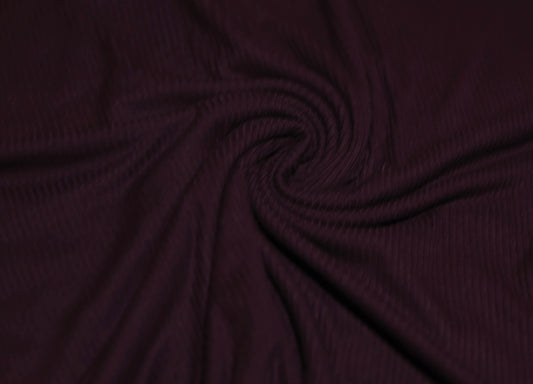 4x2 Rib Solid Plum